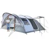 Image de Tente de camping tunnel 7 personnes - Skandika Egersund 7 XL Sleeper Protect - tapis de sol cousu cabine sombre