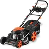 Image de Tondeuse thermique autotractée démarrage électrique vitesse réglable 196cm3 53cm - FUXTEC FX-RM5396esPRO - 6CV 70L