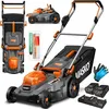 Image de Tondeuse à gazon sans fil - MASKO - ECO-X10 - Largeur de coupe 33 cm - Hauteur de coupe 25-75 mm - Batterie Li-Ion 4 Ah