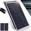 Image de Panneau solaire monocristallin - KESSER - Jeu de 2 - 165 W - 18 V pour batteries 12 V - IP65 - Cadre en aluminium
