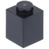 Image de 50 briques 1x1 noires