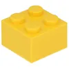Image de 50 briques 2x2 jaunes