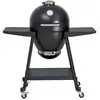 Image de Sunjoy grill au charbon de bois, grill kamado avec pierre à pizza, barbecue aux oeufs ultimate et fumoir à roulettes