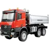 Image de Amewi 22684 Mercedes-Benz Arocs Kipper 6x6 rot 1:14 électrique Modèle fonctionnel RC prêt à fonctionner (RtR)
