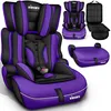 Image de KIDUKU Siège auto pour enfants Noir/Violet évoluant avec la croissance Norme ECE R129/03 de 9 kg à 36 kg Groupe 1+2+3