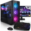 Image de Aurum PC gamer fixe complet AMD Ryzen 5 4500 - Ecran LED 24 - GeForce RTX3050 6Go - 16Go - 1To M.2 SSD - Windows 11 - 306-FR