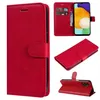 Image de Étui portefeuille - NOBRAND - Samsung Galaxy A13 4G / A13 lite 6.6 - Rouge - PU synthétique - Fermeture aimantée