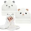 Image de 3PCS Serviette de Bain Bébé Serviette à Capuche BébéTrès Grand Serviette De Bain Bebe Cape (80 X 80 cm) Cadeau Naissance