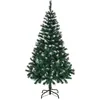 Image de Sapin de Noël Artificiel avec neige 150cm avec 480 Branche en PVC & Support en Fer