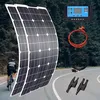 Image de panneau solaire kit complet 100w 200w 300w 400w Flexible solar cell haute efficacité 23 PWM contrôleur pour [DD470F3]