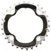 Image de Plateau VTT Shimano SLX 3x10v milieu (30 dents) noir