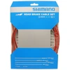 Image de Kit de freinage vélo de route Shimano téflon rouge (2 freins)
