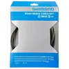 Image de Jeu de câbles de frein en acier inoxydable pour route Shimano noir