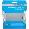 Image de Kit de transmission vélo de route Shimano Optislick blanc (2 câbles)