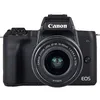 Image de Canon EOS M50 - Appareil photo numÃ©rique - sans miroir - 24.1 MP - APS-C - 4K / 25 pi/s - 3x zoom optique IS STM EF-M de 15-45 mm et lentilles IS STM de 55-200 mm - Wi-Fi, NFC, Bluetooth - noir en occasion ou reconditionné