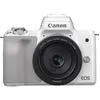 Image de CANON 2681C012 - Appareil Photo Hybride Canon EOS M50 blanc + Objectif EF-M15-45 STM
