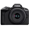 Image de Canon Eos R50, Black + Rf-s 18-45 Is Stm + Rf-s 55-210mm F5-7.1 Is Stm Kit Milc 24,2 Mp Cmos 6000 X 4000 Pixels Noir