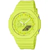 Image de Montre sportive - Casio - GA-2100-9A9ER - Plastique jaune - 20 bar - 45 mm diamètre