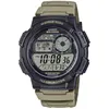 Image de Montre - Casio - AE-1000W-5AVEF - Vert Plastique - Résistante à leau 10 bar - Digital