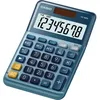 Image de Casio MS-88EM Calculatrice de bureau bleu Ecran: 8 solaire (L x l) 101 mm x 149 mm