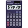 Image de Casio SL-300VER Calculatrice de poche bleu Ecran: 8 solaire à pile(s) (l x H x P) 70 x 7.5 x 118.5 mm