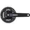 Image de Pédalier vélo VTT Shimano MT315 7-8v 2 plateaux (36-22)