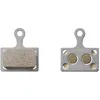 Image de Plaquettes de frein vélo Shimano K04Ti-MX en métal et ressort - argenté