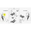 Image de Garniture pour poignée droite Shimano 105 R7000 avec vis