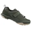 Image de Chaussures VTT - SHIMANO - SH-EX500 - Vert olive - Laçage rapide - Respirantes