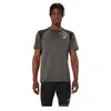 Image de T-Shirt Running - ASICS - ROAD SS TOP - Gris - Respirant - Léger à séchage rapide
