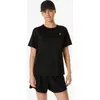 Image de T-shirt ASICS Core manche courte noir intense femme - XL