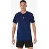 Image de T-shirt ASICS Road Seamless manches courtes bleu marine - XL