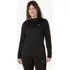 Image de T-shirt manches longues Core Half Zip ASICS noir femme - M