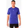 Image de T-shirt ASICS Road Seamless manches courtes bleu violet - M