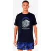 Image de T-shirt ASICS Fujitrail Logo manches courtes bleu nuit - S