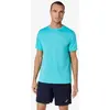 Image de T-shirt manches courtes ASICS Core bleu turquoise - L