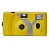 Image de Appareil photo argentique yashica mf 1 snapshot art camera y edition jaune avec un film 400 24