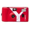 Image de Appareil photo argentique yashica mf 1 snapshot art camera y edition rouge avec un film 400 24