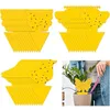 Image de Pièges à insectes 36 pièges à mouches jaunes collants pour pucerons mouches des feuilles pour plantes dintérieur.
