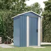 Image de  1827014)Cabane/abris de jardin Scandinave - styleAbri de jardin Gris 126x975x177 cm Acier galvanisé