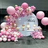 Image de Guirlande De Ballons Rosearche ballon anniversaire Pour Mariage Filles Bébé Douche Fête danniversaire DécorationsDeco Anniversaire
