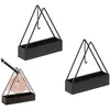 Image de Supports De Bobine Anti-moustiques Porte Encens Spirale Anti Moustique Support De Bobine De Moustique avec Plateau (Noir2 Pièces)