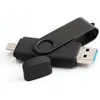 Image de Clé USB 2 en 1 - OTG - 32 Go - USB 3.0 - Compatible PC et Mac - Vitesse de lecture 8 Mb/s