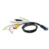 Image de ATEN 2L-5302U - cable clavier/video/souris/audio - 1.83 m
