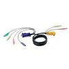 Image de ATEN 2L-5305P - cable clavier/video/souris/audio - 5 m