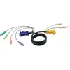Image de Câble KVM ATEN - HD15 / PS2 / Audio - Blindé - 3m
