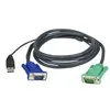 Image de ATEN Micro-Lite 2L-5205U - cable clavier / video / souris (KVM)