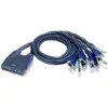 Image de Kvm Switch Aten Cs64us - 4 Ports Usb/vga - Contrôle Multi-ordinateurs