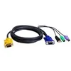 Image de ATEN 2L-5302UP - cable clavier / video / souris (KVM) - 1.8 m