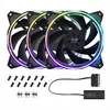 Image de Ventilateur - In Win - Sirius Loop RGB - 12 cm - Lot de 3 - Noir